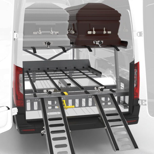 DD4000 with 2 Caskets loaded on upper deck