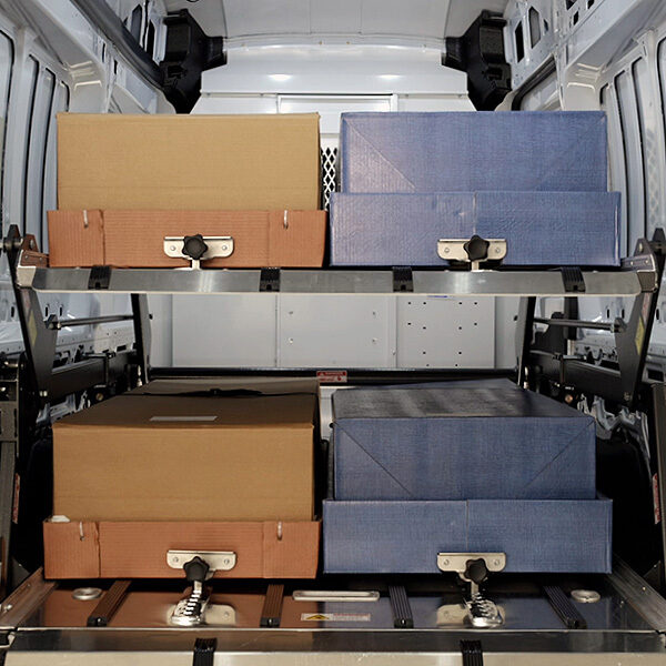 4 cremation containers on DD2000-XLC Double Deck