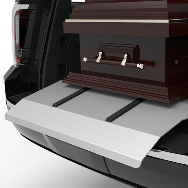 Casket loaded on SR50 suburban deck system