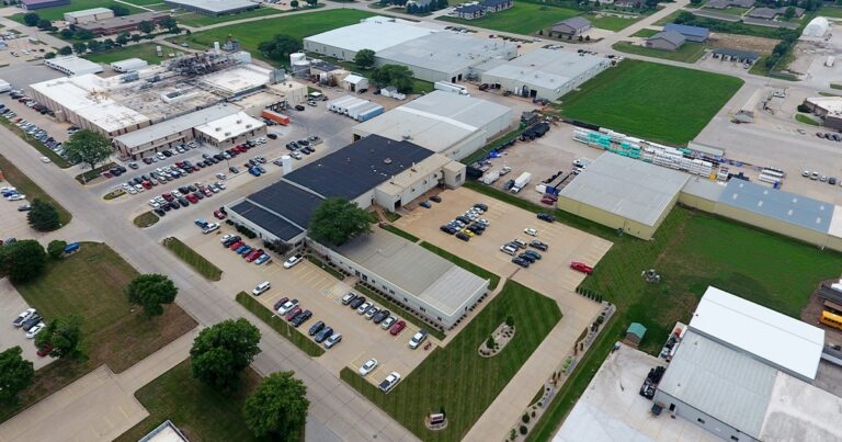Aerial photo of Link's Sioux Center Facilities