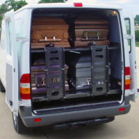 DD4000 Casket Hauler fully loaded with 4 caskets