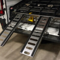 DD4000 bumper arms with top deck lowered