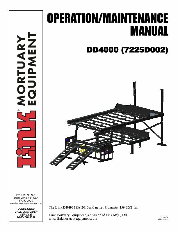 Double Deck - Cargo Van document image - page 1